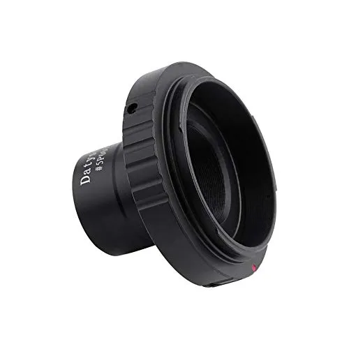 Adattatore T-Ring per Fotocamera, Adattatore per telescopio astronomico Portatile da 1,25"in Lega di Alluminio per Fotocamera Reflex Digitale Canon