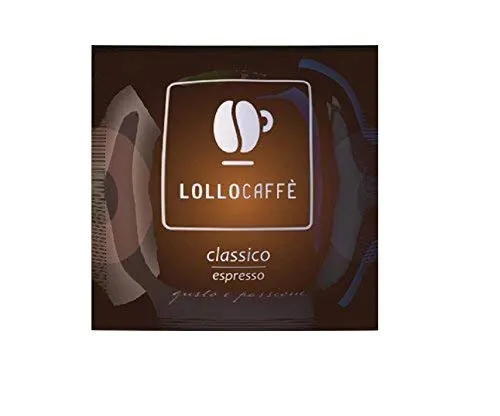 LOLLO CAFFE' 150 CIALDE IN CARTA ESE 44MM MISCELA CLASSICA ESPRESSO MOKONA/TAZZONA COMPATIBILI