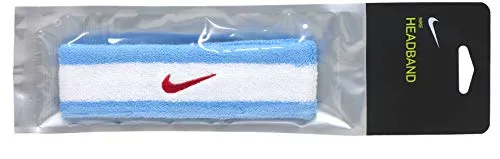Nike Swoosh Headband Fascia per la Testa, Unisex, da Adulto, Unisex - Adulto, AC2285, Bianco/Blu/Rosso, Taglia Unica