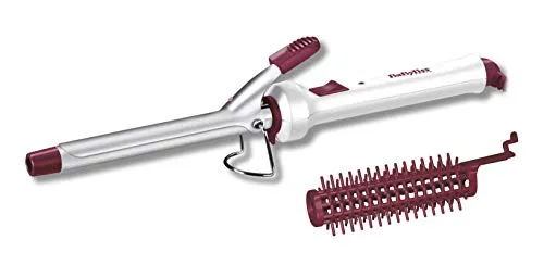 BaByliss 271CE - Pro 180 Extra Fin, Ferro arricciacapelli - Satin touch 125°C - 16 mm