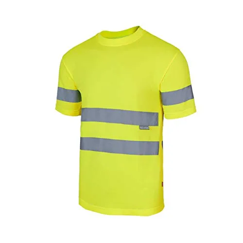 Velilla Serie 305505 T-Shirt Tecnica da Lavoro Alta visibilità Giallo Fluo (S)