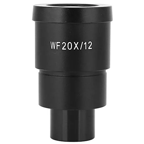 Oculare, oculare WF20X / 12mm grandangolare per oculari ottici ad alta lente per microscopio stereo Campo visivo: 12 mm / 0,5 pollici Dimensioni di montaggio (diametro): 30 mm / 1,2 pollici