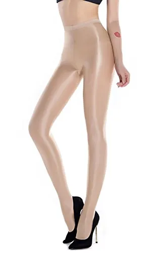 100D Sexy Shaping Calzini Olio Calze Calze Calze Lucide Collant Danza Balletto Collant, Nude, Etichettalia unica