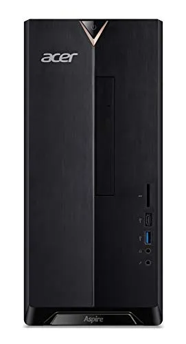 Acer Aspire TC-886 - PC desktop (Intel Core i5-9400F, 16 GB RAM, 1024 GB SSD, NVIDIA GeForce GTX 1650 (4 GB VRAM), Windows 10 Home, colore: Nero