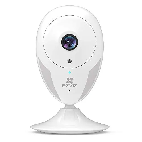 EZVIZ Telecamera da Interno IP Camera HD Telecamera Wi-Fi Interno Visione Notturna Eccellente Avviso Movimento Audio ad Due Vie Grandangolare App Mobile Compatibile con Alexa Modello CTQ2C