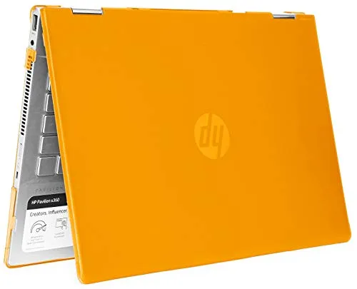 mCover Custodia compatibile solo per notebook HP Pavilion X360 14-CDxxxx / 14-DDxxxx serie 14-DDxxxx / 14-DDxxxx convertibili 2 in 1 (non adatto ad altri modelli HP), arancione