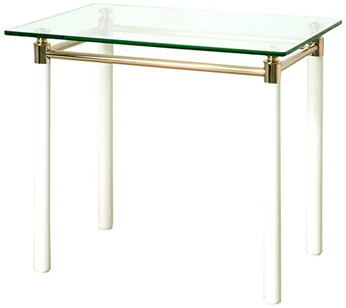 HAKU Möbel tavolino, legno massello, dorato, L 60 x P 50 x A 54 cm