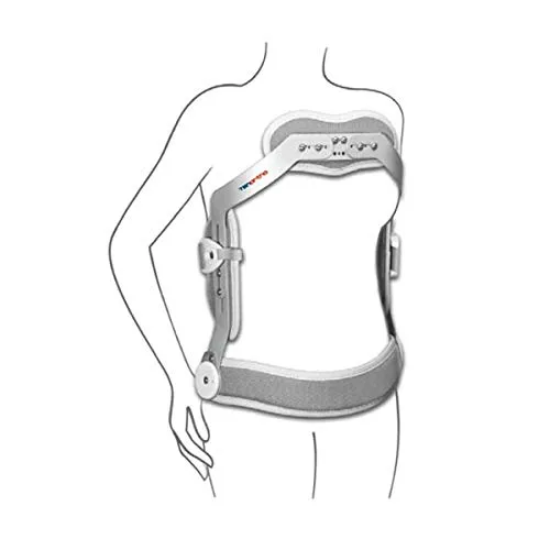 Tenortho Iperex TO1303 Corsetto C35 Iperestensore (M (75-90cm), Grigio)