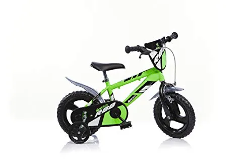 Dino Bikes Kinderfahrrad, Bicicletta. Bambino, Verde, 12 inch