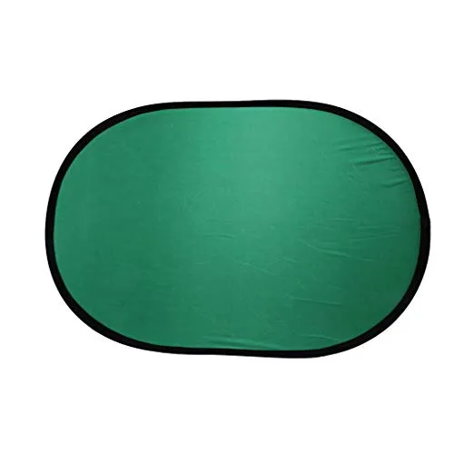 WEISHAZI WEISHAZI Schermo verde Chromakey Photo Studio riflettore luce per fotografia e riflettore blu 100 x 150 cm ovale pieghevole portatile