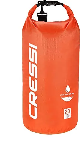 Cressi Dry Bag, Sacca/Zaino Impermeabile per attività Sportive Unisex-Adulto, Arancio, 10 L