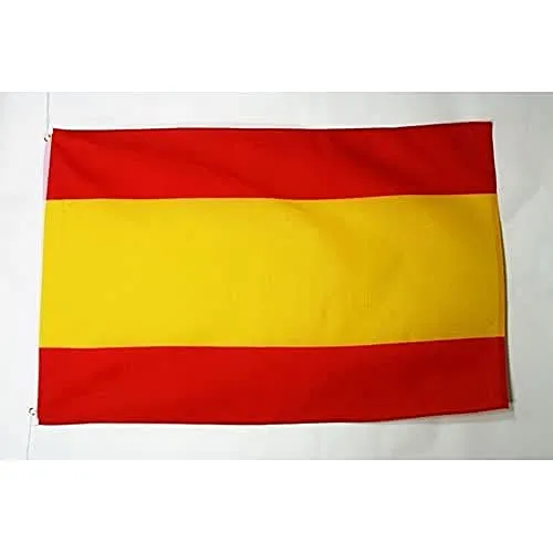 AZ FLAG Bandiera Spagna Senza Stemma 90x60cm - Bandiera Spagnola 60 x 90 cm