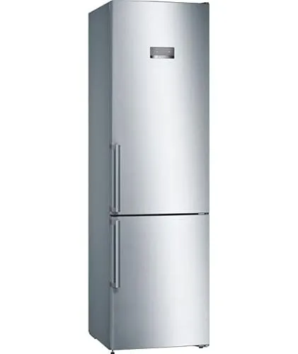 BOSCH Serie 4 KGN397IEQ fridge-freezer Freestanding 368 L E Stainless steel