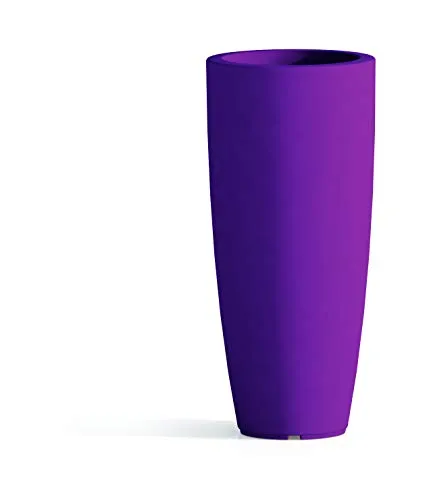 Tekcnoplast Stilo Round V0047 vaso, VIOLA, Ø 33 cm. -H 70 cm