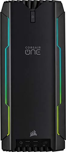 Corsair ONE i145s, PC Gaming Compatto Intel Core i7-9700K, NVIDIA GeForce RTX 2080 SUPER da 8 GB GDDR6 Raffreddata a Liquido, NVMe M.2 da 960 GB, HDD da 2 TB, 32 GB Venegance LPX DDR4 2666MHz, Nero