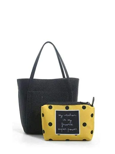 Le Pandorine Borsa linea papaya shopping mini power black