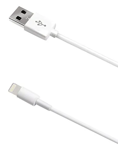 Celly USBLIGHT Cavo Connettore per iPhone/iPad/iPod, Bianco