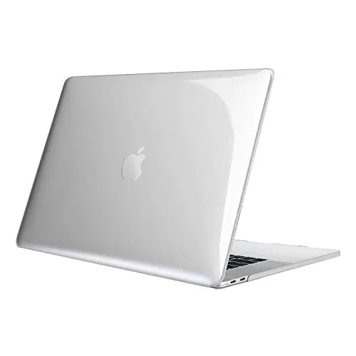 FINTIE Custodia Copertina Compatibile con MacBook Pro 16, Rivestimento Gommato Plastica Cover Rigida Duro Caso Compatibile con MacBook Pro 16" 2019 (A2141), Cristallo Chiaro