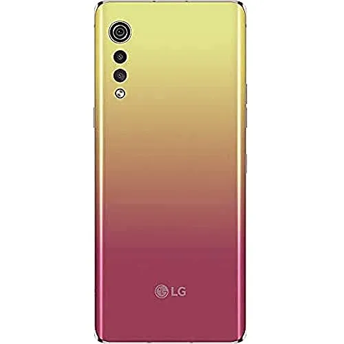 LG Velvet smartphone 5G con vetro ricurvo, Display OLED 6.8'', Sensore 48MP, Batteria 4300mAh con ricarica Wireless, IP68, 128GB/6GB, Android 10, Illusion Sunset [Italia]