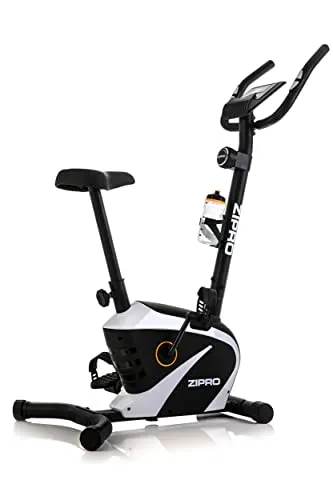 ZIPRO Cyclette da Allenamento BEAT RS, Bici da fitness, Home Trainer, Fitness Display LCD, Sensori delle Pulsazioni, 120kg