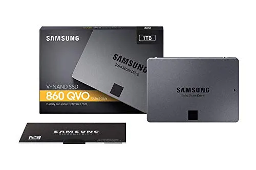 SAMSUNG SSD 860 QVO, 1TB 2.5" SERIAL ATA III V-NAND MLC MZ-76Q1T0BW