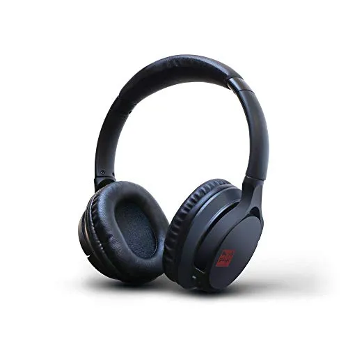 Sumvision Psyc Wave RX - Cuffie Wireless Bluetooth 4.1, Stereo Hi-Fi ad alta efficienza, CVC 6.0 con cancellazione del rumore, microfono integrato per cellulari, PC, laptop, TV e viaggi.