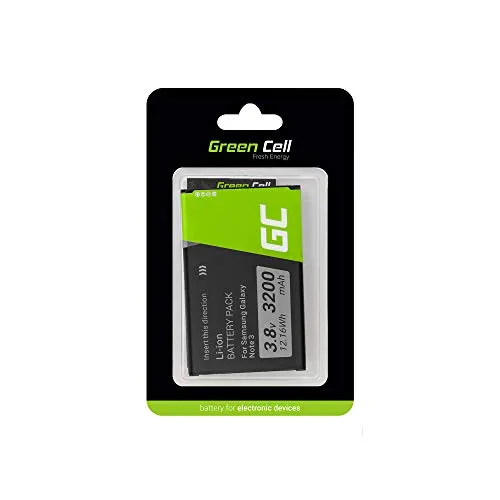 Green Cell® B800BE Batteria per Samsung Galaxy Note 3 III N7505 N9000 N9005 (Li-Ion pile 3200mAh 3.7V)