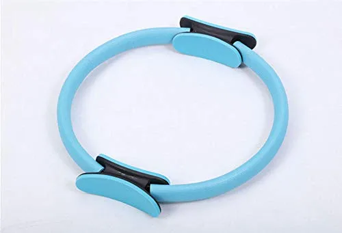 Eastbride Cerchi per Pilates，Anello Magico Antiscivolo Assorbente del Sudore. Anello Pilates Doppio Manico Fitness Ring-Blue，Ring Pilates Circle Pilates Ring