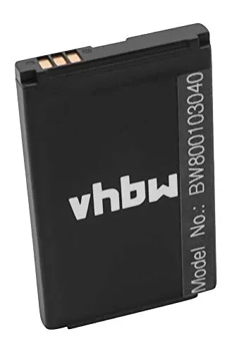 vhbw Li-Ion batteria 800mAh (3.7V) compatibile con cellulari e smartphone ZTE F110, F120, F152, F153, F156, F157, F160, H520, N600, N600+, R516, R518, Racer