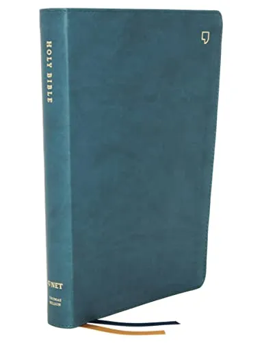 The Holy Bible: New English Translation Bible, Teal, Thinline, Leathersoft, Comfort Print, Thumbed Index
