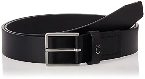 Calvin Klein Formal Belt 3.5cm Cintura, Nero (Black 001), 10 (Taglia Produttore: 110) Uomo