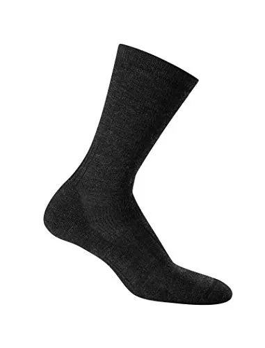 Icebreaker Mens Hike M Crew Merino Sock, Calze Uomo, Jet HTHR, L