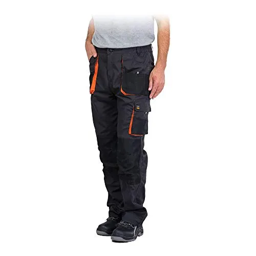 REIS FORECO-T SBP 50 Pantalone Protettivo, Acciaio/Nero/Arancione, Taglia 50