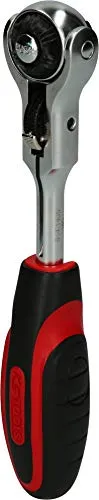 KS Tools 914.1405-E - Cricchetto modix 1/4" con testa girevole e impugnatura a T, 72 denti, colore: Bianco