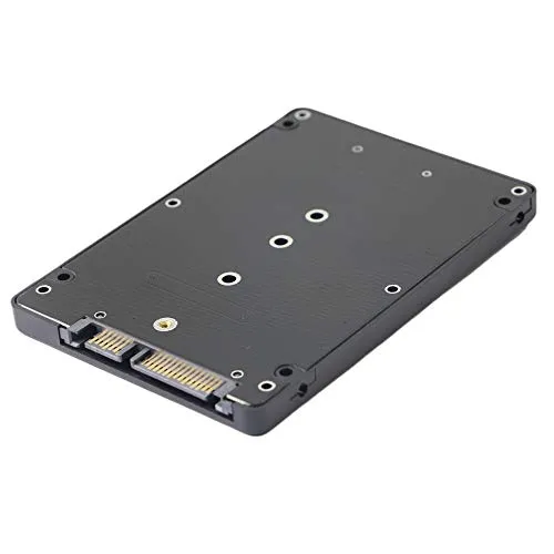 Adattatore da SSD M.2 (NGFF) a SATA III da 6,3 cm B & M Key SATA basato su convertitore SSD NGFF a scheda SATA 3.0 da 2,5 pollici - fino a 6 Gbps Supporto 2230 2242 2260 2280 Hard Disk