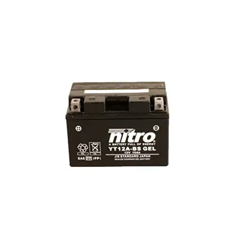 Batteria 12 V 10 AH YT12A-BS Gel Nitro 51013 J300 SC40 Euro3 14-16