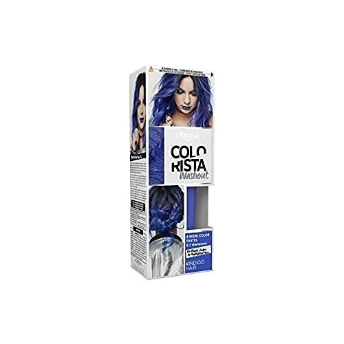 L'Oréal Paris Colorista Washout Pastel Colorazione Capelli Temporanea, Indaco (Indigo)