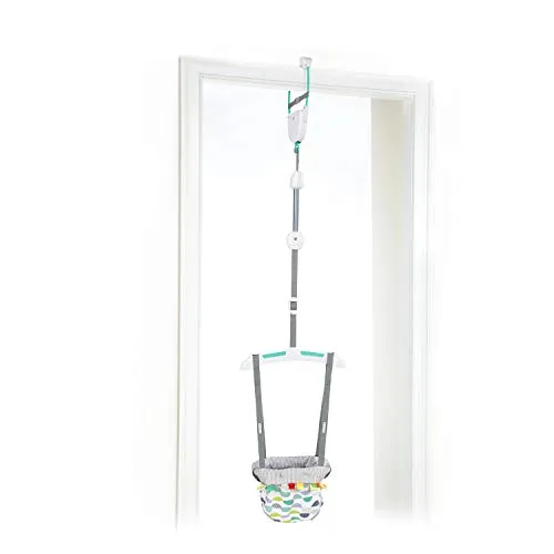 Bright Starts Playful Parade Door Jumper Per Bambini Con Cinghia Regolabile, Multicolore, Dai 6 Mesi In Su