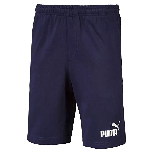 Puma Ess Jersey Shorts B Peacoat JR - Colore - Blu, Misure - 15/16