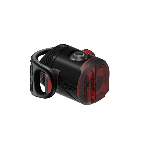 LEZYNE Femto-Illuminazione Posteriore per Bicicletta/vtt, LED Ricaricabile, USB, Unisex, per Adulti, Nero, Taglia Unica, MTB, 50