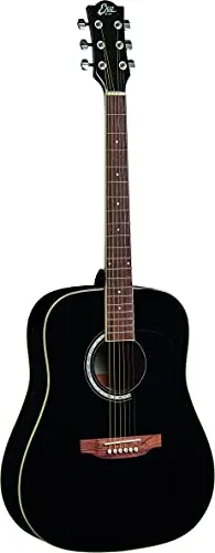 Eko - RANGER 6 BLACK, Chitarra Acustica Serie Ranger, Colore Nero