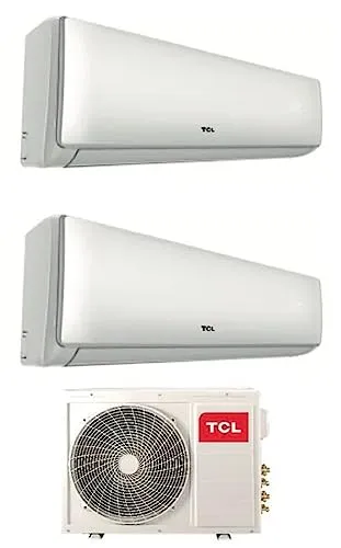 Tcl FMA-09/12CHSD Elite Series - Climatizzatore Dual Split, 9000+12000 Btu, Inverter, A++/A+