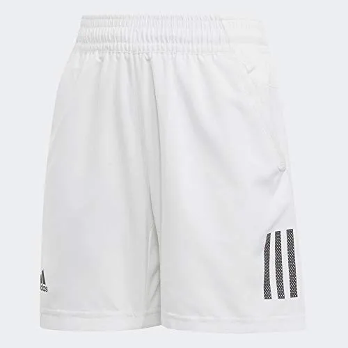 Adidas B Club 3S Short, Pantaloncini Sportivi Bambino, White/Black, 7-8Y