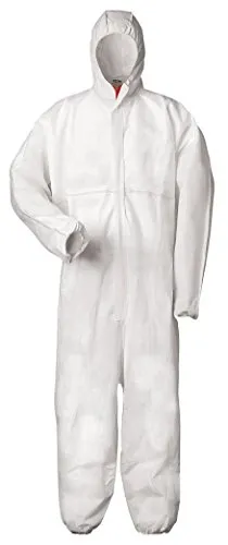 Tector XL multi tuta protettiva contro la chimica, polvere, particelle nucleari, tuta protettiva antistatica Kat III, tipo 5 e 6 XL, bianco