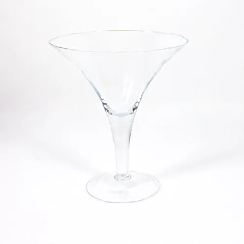 INNA-Glas Bicchiere da Cocktail/Martini XL Sacha, Trasparente, 30cm, Ø 25cm - Vaso Decorativo/Bicchiere di Vetro