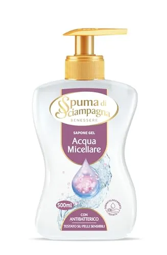 Spuma Di Sciampagna Sapone Liquido Gel Mani E Viso Acqua Micellare - 500 Ml