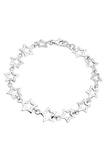 Elli Bracciale da Donna in Argento 925 con Stelle