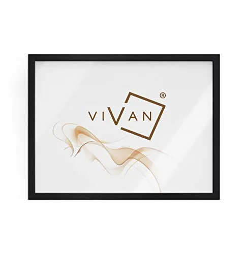 VIVAN Riquadro Cornice, Nero (Opaco), 52x72 Cornice esterna, 49x69 Cornice interna.