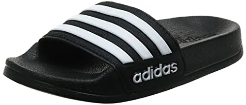 Adidas Adilette Shower K, Scarpe da Ginnastica Unisex-Bambini, Nero (Negbás/Ftwbla/Negbás 000), 34 EU