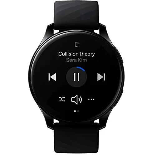 OnePlus Watch - Smartwatch Bluetooth 5.0 con durata della batteria di 14 giorni e resistenza all'acqua 5ATM + IP68, Nero (Midnight Black)
